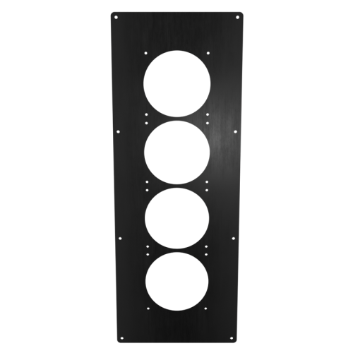 24x9 Quad 120 Panel - Anodized Black