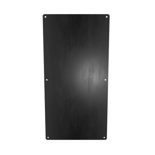 18x9 Solid Panel - Anodized Black