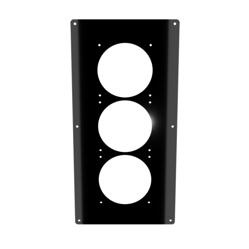 18x9 Triple 120 Panel - Mirror Black