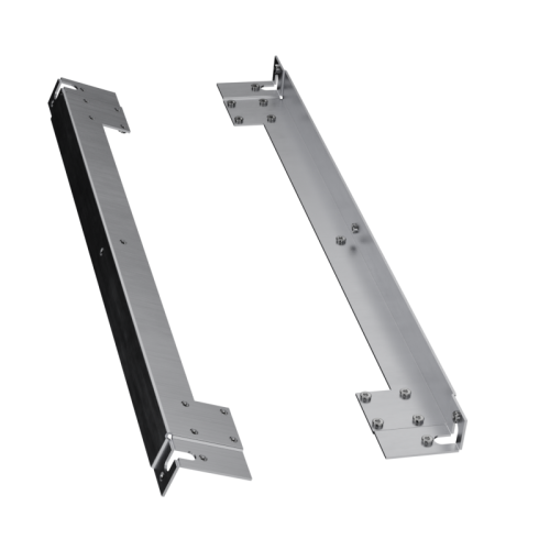 18 inch Pedestal Struts - Brushed Aluminum