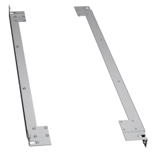 24 inch Pedestal Struts - Brushed Aluminum