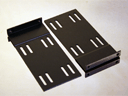 2 x 5.25 Optical Drive Brackets - Black Anodized