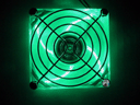 80mm Quad Green LED Fan