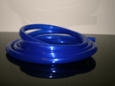 Flexible Vinyl Tubing - Translucent Blue 1/2" ID 5/8" OD