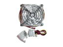 80mm Quad Green LED Fan