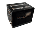 H2gO - (Mirror Black Powder Coat) Aluminum Cube Computer Case